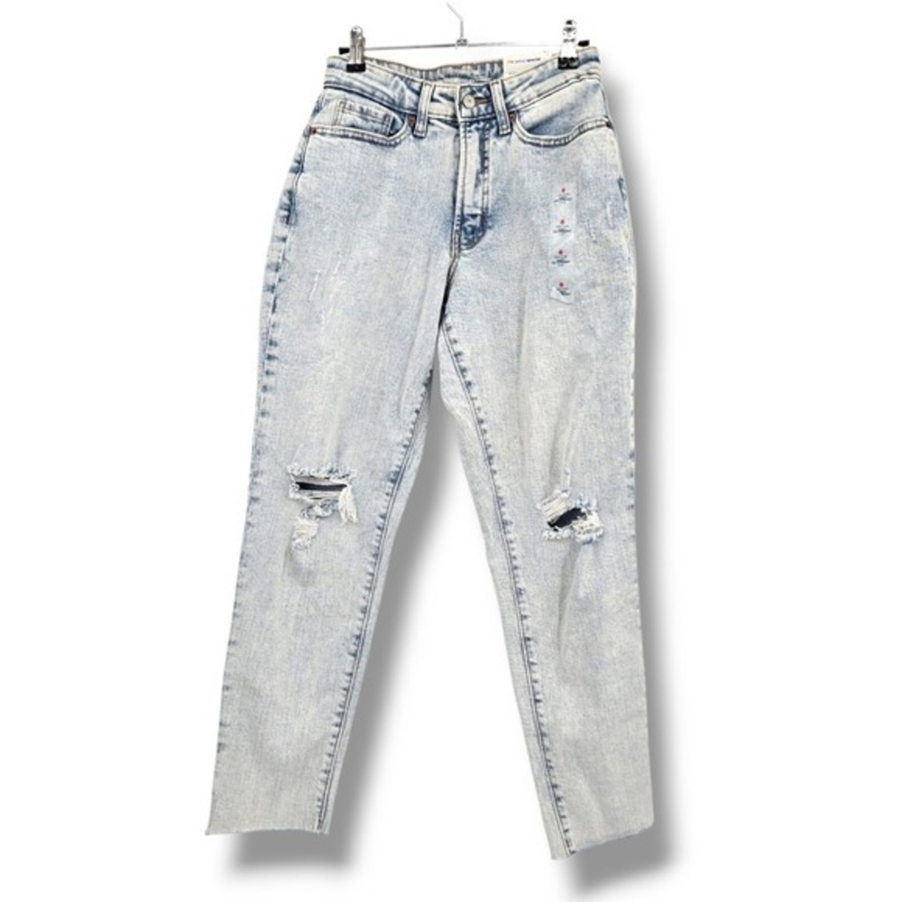 Old Navy High-Rise Curvy OG Straight‎ Ankle Distressed Jeans Size 6